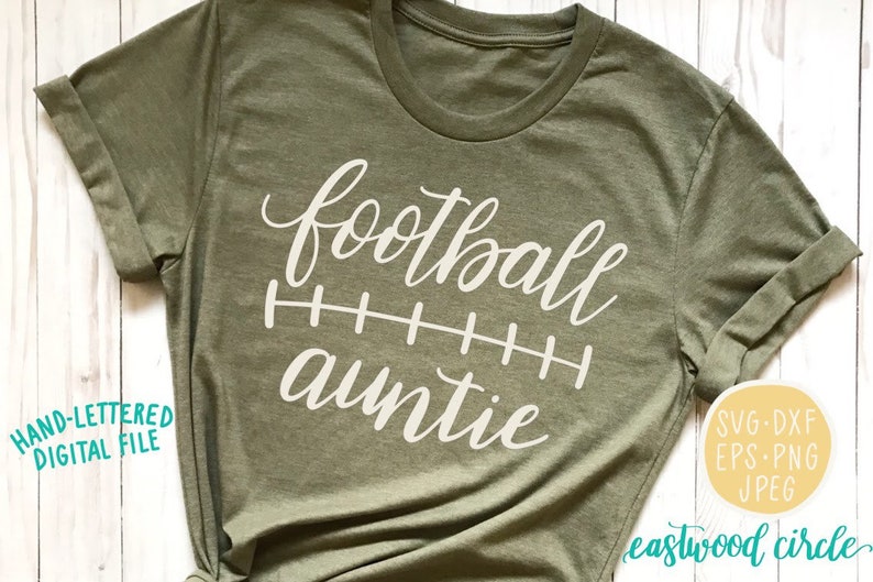 Download Football Auntie svg Football svg Football Shirt svg | Etsy