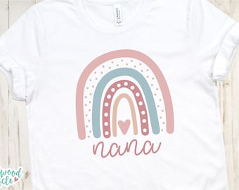 Nana Rainbow svg, Nana svg, Nana png, Grandma svg, Nana svg Files, Mothers Day svg Nana, Nana svg Files for Cricut, Nana png Sublimation