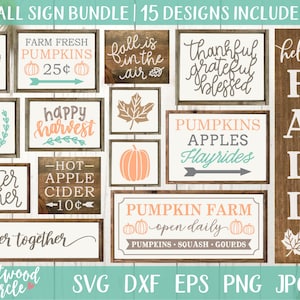 Fall svg Bundle, Fall svg, Fall svg Files, Fall Sign svg, Fall Sign svg Bundle, Fall svg Files for Cricut, Fall Sign svg Files, Autumn svg