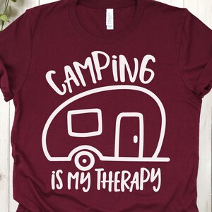 Camping Is My Therapy svg, Camping svg, Camp svg, Camping svg Files, Camper svg, Camping Shirt svg, svg files, dxf, png, Commercial Use, eps