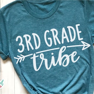 3. Klasse Tribe svg, 3. Klasse SVG, 3. Klasse SVG, Dritte Klasse SVG, Dritte Klasse Stamm, Lehrer svg, Grundschul svg, Schulshirt svg