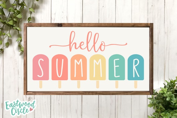 Download Hello Summer svg Hello Summer Popsicle svg Summer svg | Etsy