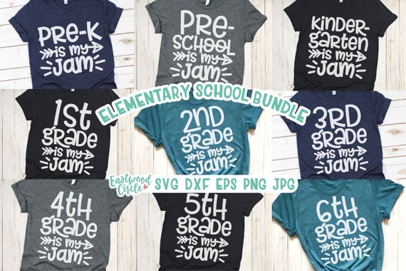 Is My Jam svg, School svg Bundle, School svg, Teacher svg, First Grade Is My Jam, School Shirt svg, Elementary svg, School svg Files, dxf