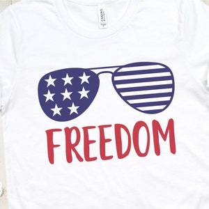 Freedom with Sunglasses svg, Freedom svg, Freedom svg file, 4th of July svg, 4th of July png, 4th of July svg Files, svg Files for Cricut