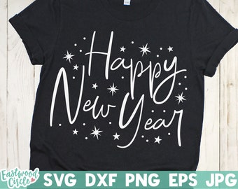 Felice Anno Nuovo svg, Capodanno svg, Capodanno 2025 svg, Vigilia di Capodanno svg, Capodanno svg, File Capodanno svg, 2025 svg, File per Cricut, dxf