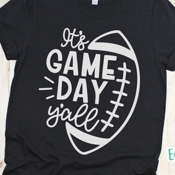 It's Game Day Y'all svg, Football svg, Football Shirt svg, Football svg Women, Football svg Files, Football svg Designs, for Cricut, png