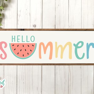 Hello Summer svg, Summer svg, Summer Sign svg, Summer svg Files, Summer svg Files for Cricut, Summer svg Designs, svg Files, Sign svg, dxf