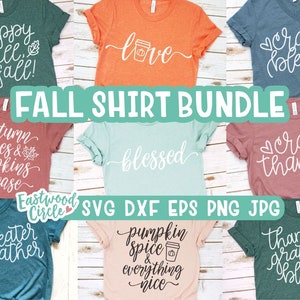 Fall Shirt svg Bundle, Fall svg Bundle, Fall svg, Fall svg Files, Fall Shirt svg, Fall Shirt svg Files, Thanksgiving svg, Autumn svg, png