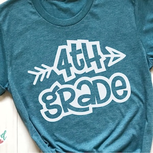 4º Grado svg, Cuarto Grado svg, Escuela svg, Escuela svg Archivos, Maestro svg, 4º Grado Maestro svg, 4º Grado Camisa svg, Maestro de Cuarto Grado