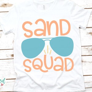 Sand Squad svg, Beach svg, Beach svg Files for Cricut, Beach svg Files, Beach Shirt svg, Beach svg Boys, dxf, png, Commercial Use svg, eps
