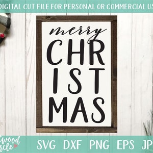 Merry Christmas svg, Christmas svg, Farmhouse svg, Farmhouse Christmas svg, Christmas Sign svg, Christmas svg Files for Cricut, dxf, png