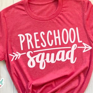 Preschool Squad svg, Preschool svg, School svg, School Squad svg, Elementary School svg, Preschool svg Files, Preschool Teacher svg, png