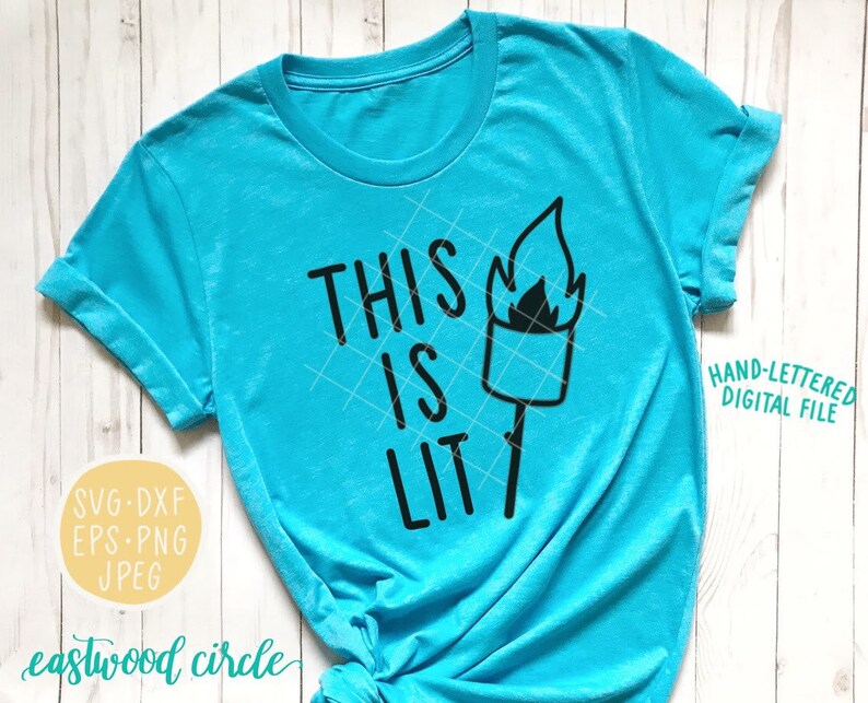 Download This Is Lit svg Camping svg Camping Shirt svg Hand ...