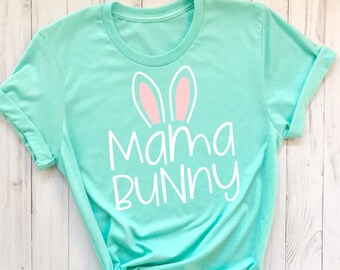Mama Bunny svg, Easter svg, Easter svg Files, Easter svg Kids, Easter svg Files for Cricut, Easter svg for Women, Easter svg Shirt, dxf, png