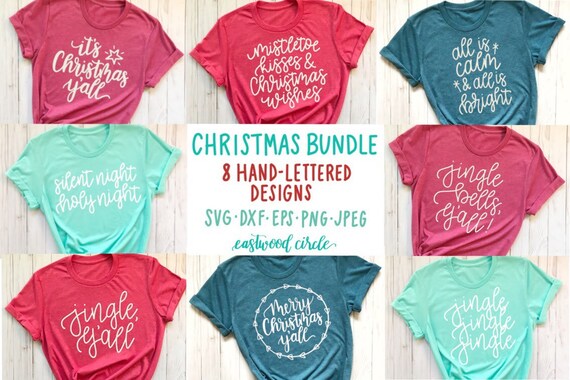 Download Christmas Svg Bundle Christmas Svg Christmas Shirt Svg Hand Etsy