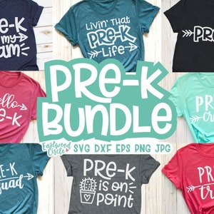 Pre K svg Bundle, Pre K svg, Prek svg, Pre-K svg, School svg, School svg Bundle, Pre K Teacher svg, Prek Teacher svg, Teacher svg, Pre-K png