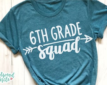 6th Grade Squad Svg Etsy