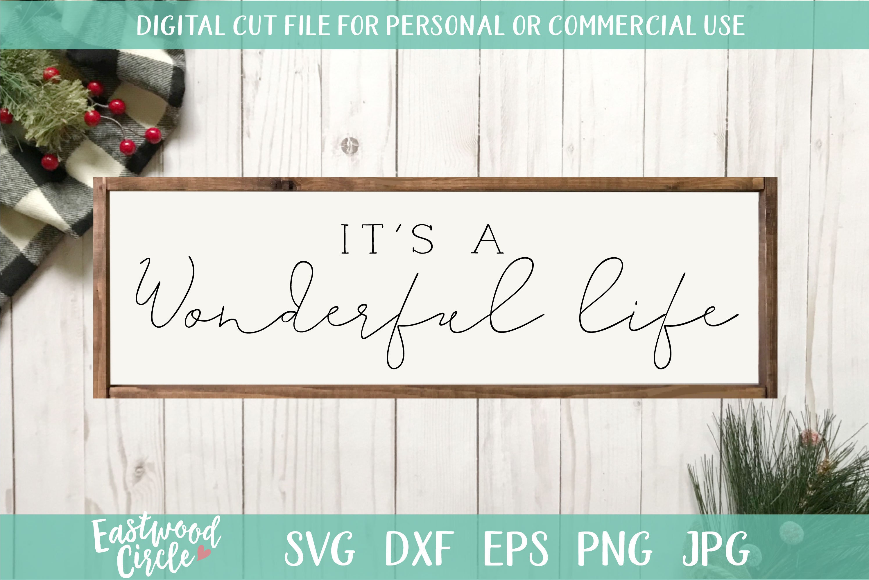 It’s a Wonderful Life Svg Christmas Svg Christmas Svg - Etsy