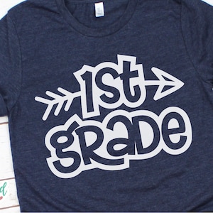 1st Grade svg, First Grade svg, School svg, School svg Files, Teacher svg, 1st Grade Teacher svg, First Grade Teacher svg, First Grade Shirt