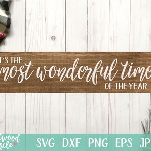 C’est la période la plus merveilleuse de l’année svg, Noël svg, Noël svg Files, Ferme Noël svg, Signe de Noël svg, pour Cricut