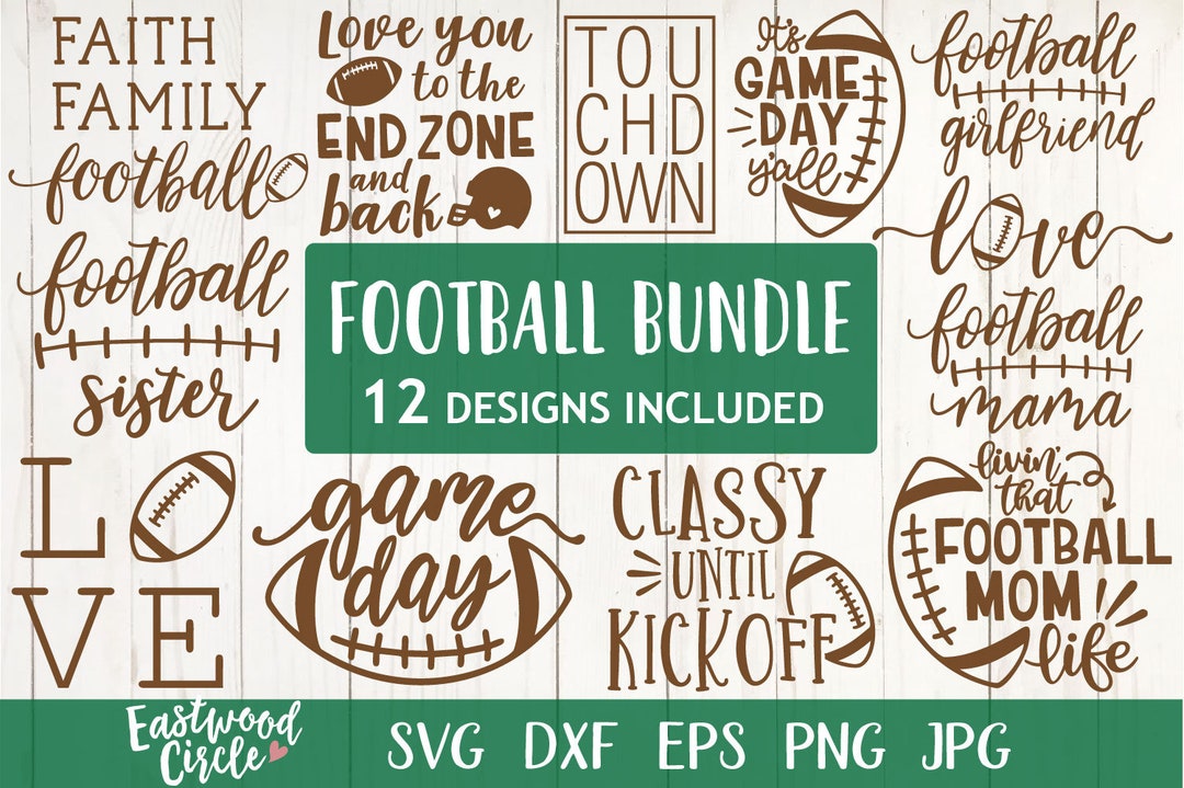 Football Svg Bundle, Football Svg, Football Shirt Svg, Football Svg Designs, Football Svg Files