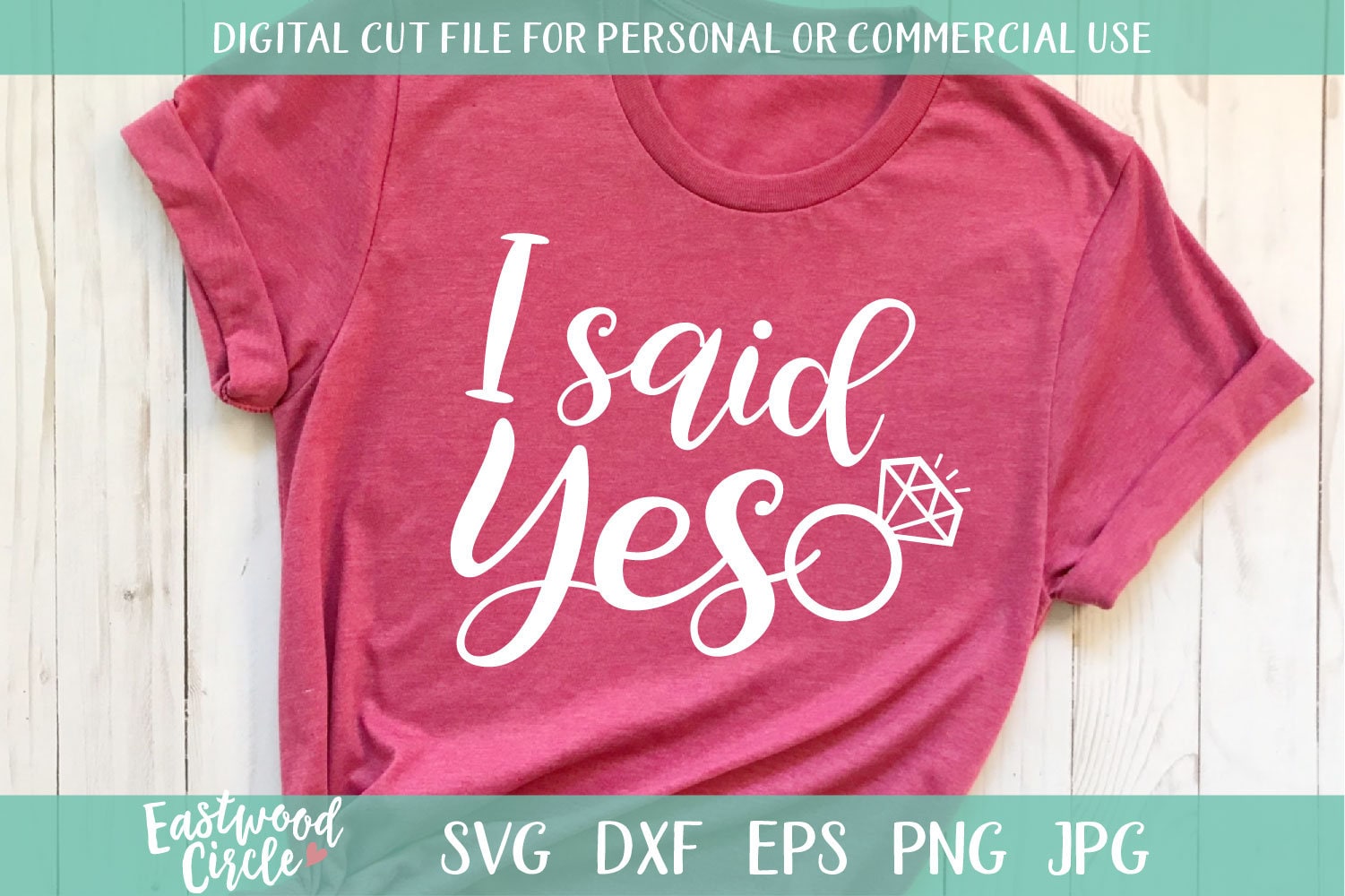 I Said Yes Svg Engagement Svg I Said Yes Svg Files Wedding - Etsy