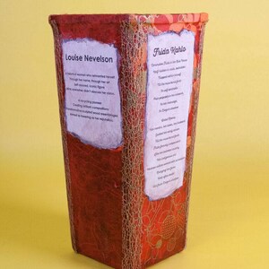 Poetry Takes Flight Strong Women Artists Vase