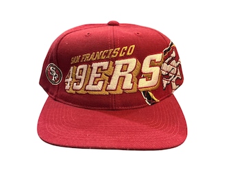 Vintage 90er Jahre San Francisco 49ers Sport Specialties Laser Snapback Cap