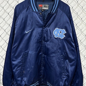 Vintage Nike Distressed University North Carolina Nylon Jacket Size XL image 1