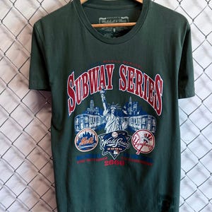 Camiseta de béisbol Mitchell & Ness Subway Series Yankees Mets Talla Mediana