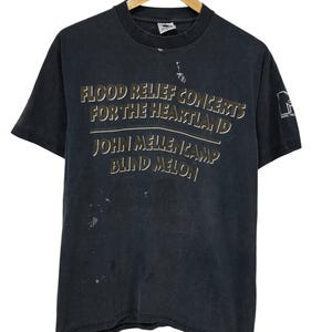 Vintage MTV 1993 John Cougar Mellencamp Blind Melon Konzert T-Shirt Größe L