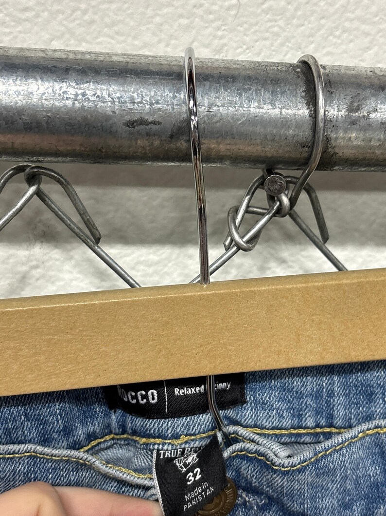 True Religion Relaxed Denim Shorts Size 33 image 2