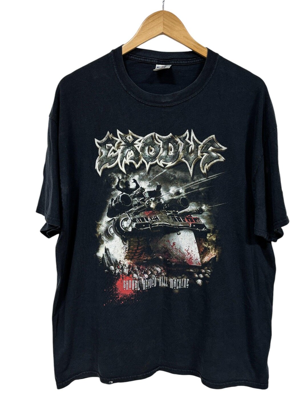 Vintage 00's Exodus Shovel Headed Kill Machine Band Tee Size XL - Etsy