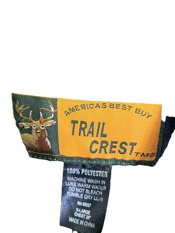 Trail Crest Brand Woodland Camo Zip Up Hoodie Siz… - image 3