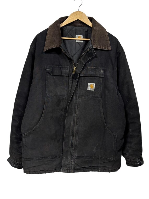 E*i様 Carhartt トラディショナルジャケット ブラック ワーク カーハ ヴィンテージ カーハート ブラック トラディショナル ワークジャケット