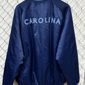 Vintage Nike Distressed University North Carolina Nylon Jacket Size XL image 6