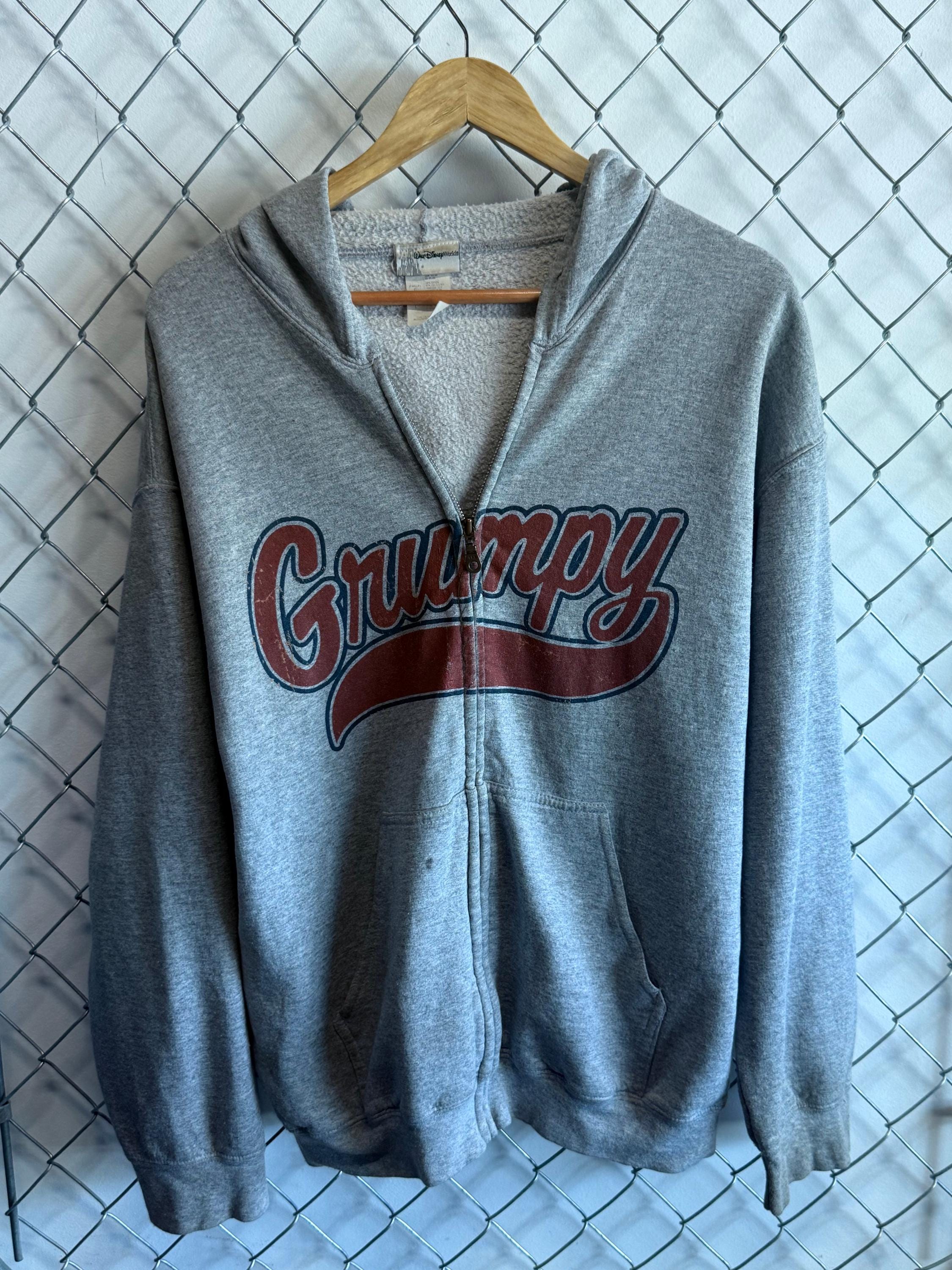 Grumpy Zip up Hoodie - Etsy