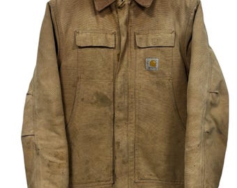 Vintage Carhartt C03 Traditional Brown Work Jacket Size XL - Etsy