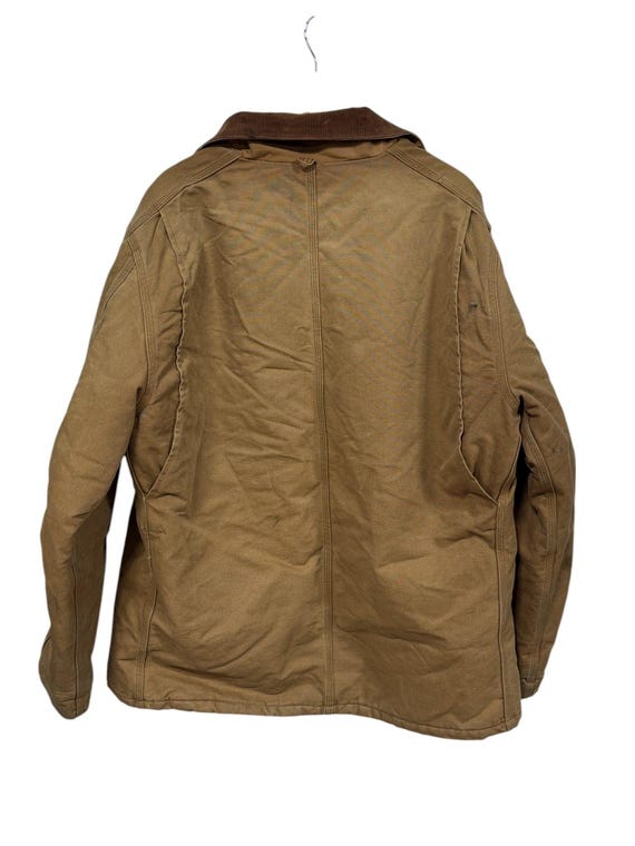 Vintage Carhartt C03 Arctic Brown Zip up Workwear Jacket Size 50