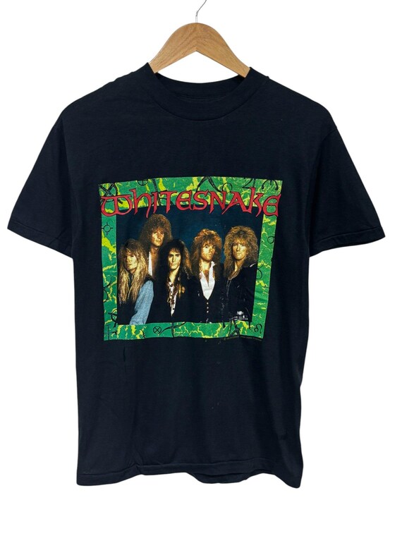 Whitesnake Tシャツ Lサイズ　1988年 Vintage Whitesnake Japanese Tour T-Shirt Size L 1988 80s Band Tee