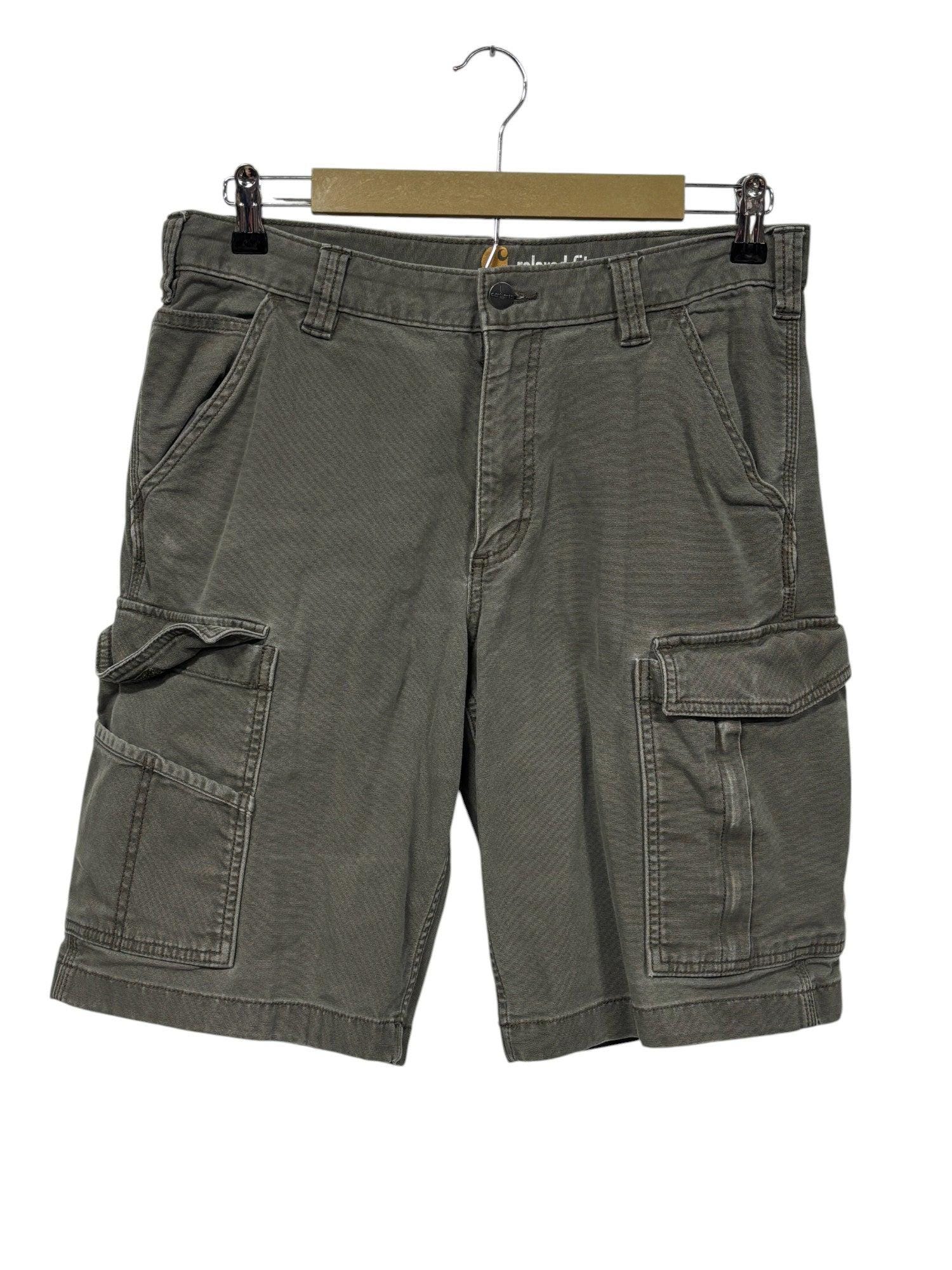 【SATIIIZ】Verop Carpenter Bermuda Pants Vintage Lasso Shorts in Vintage White – L'ENSEMBLE