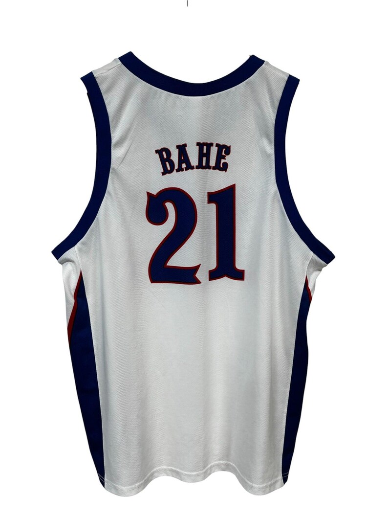 Vintage Kansas City Jayhawks #21 Bahe College Jersey Size XXL image 2