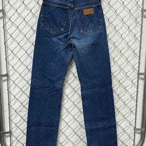 Vintage 90's Wrangler Women's Blue Denim Western Jeans Size 24x32 image 2