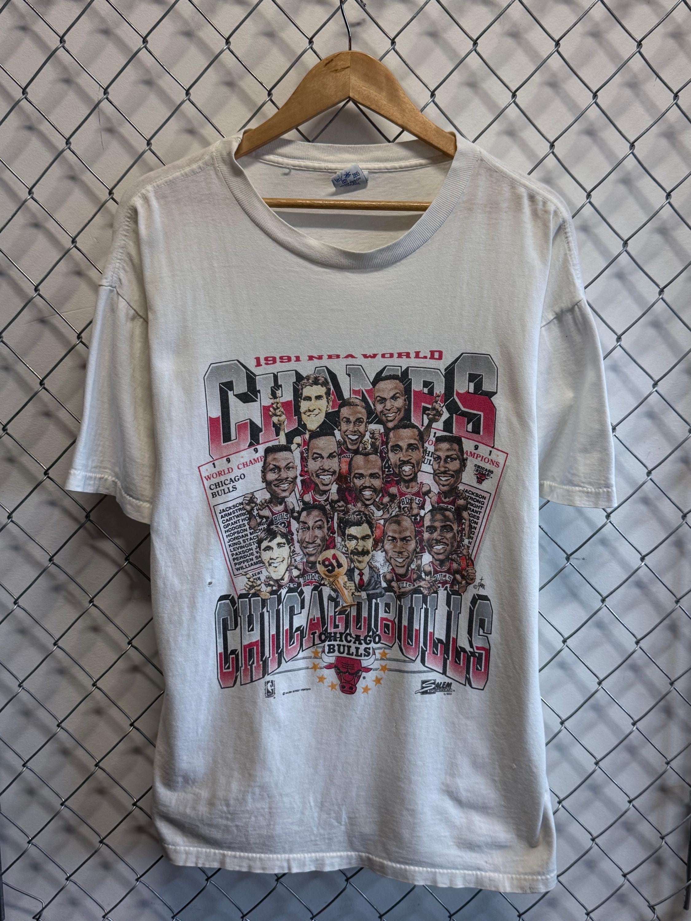1991 Bulls T Shirt - Etsy Canada