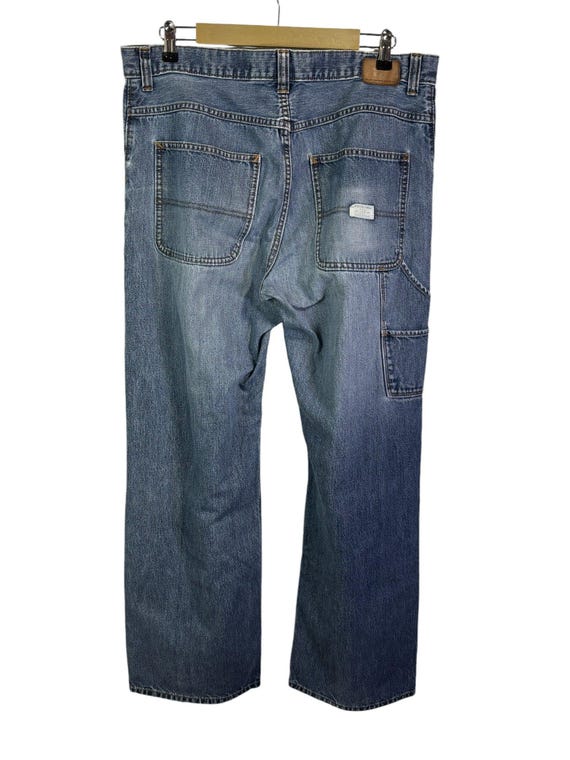 Vintage GAP Baggy Blue Denim Carpenter Jeans Size 36x30 - Etsy