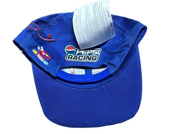 Vintage 90's Jeff Gordon Pepsi Racing NASCAR Snapback Hat - Etsy