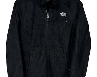 Vintage 00's North Face Pile Fleece Full Zip Jacket Size Medium (Womens)
