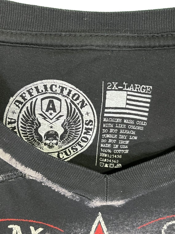 00's Affliction American Customs Motorspirit Grap… - image 3