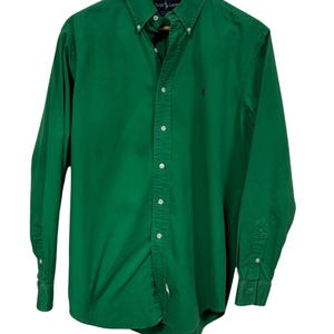 Vintage Polo Ralph Lauren Made in USA Classic Logo Button up Shirt