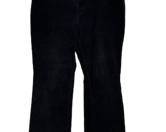 Vintage 1990's Ralph Lauren Jeans Black Corduroy Pants 28 X 28